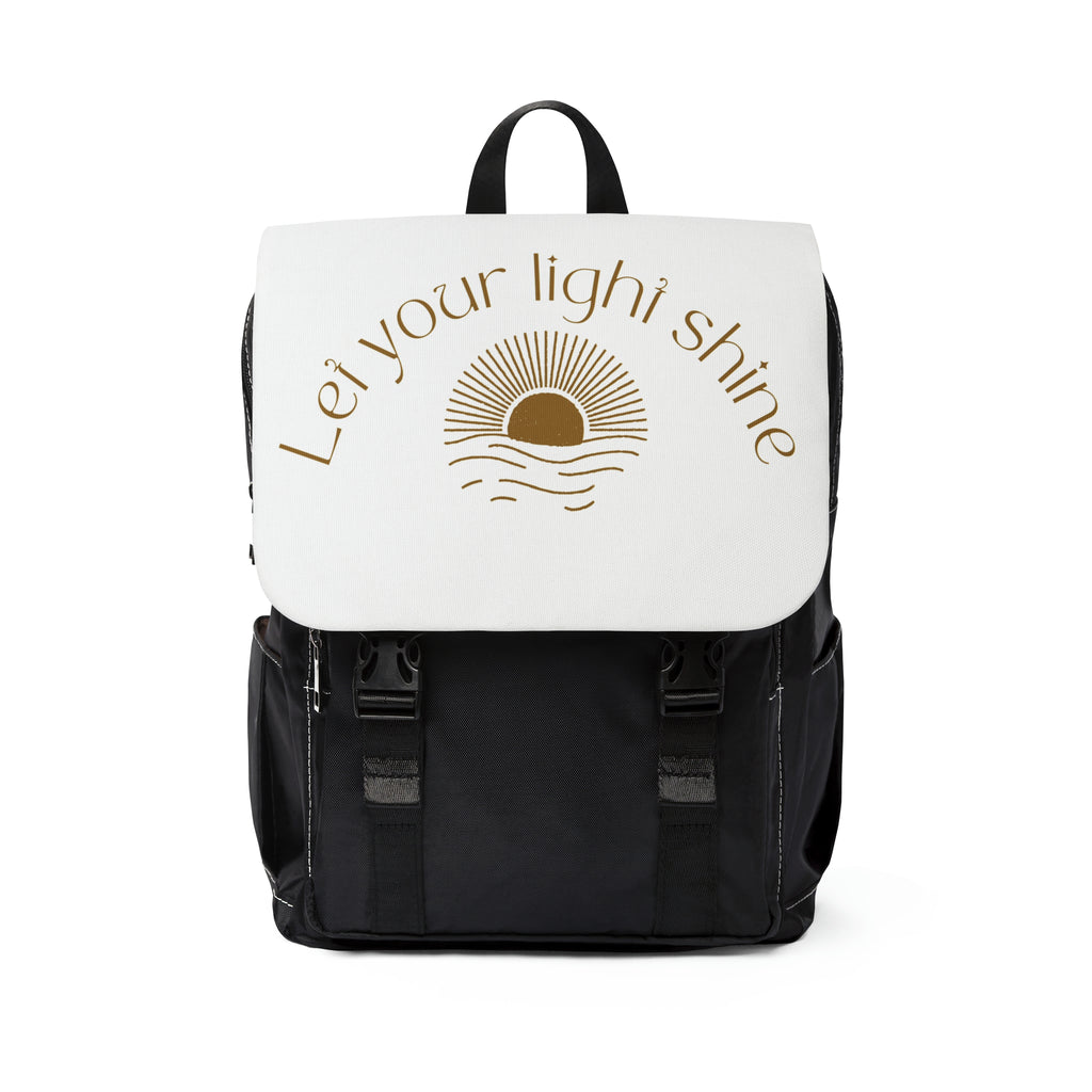 light shine shoulder backpack