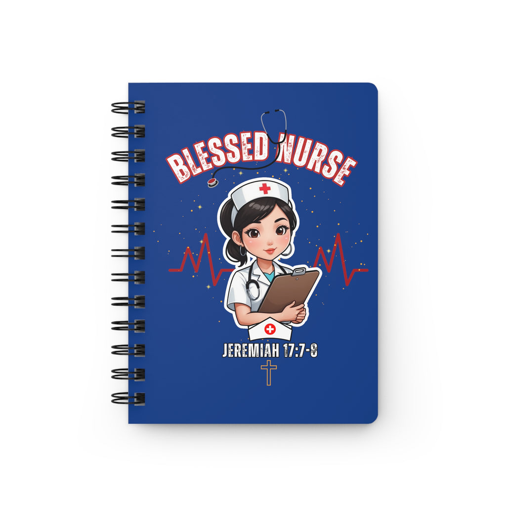 christianwalk blessed nurse spiral bound journal