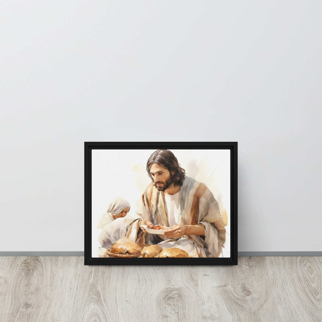 ChristianWalk Jesus art Framed canvas