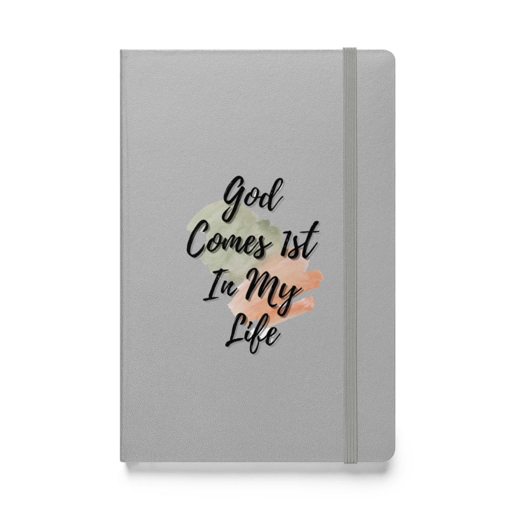 ChristainWalk God comes 1st in my life hardcover bound journal