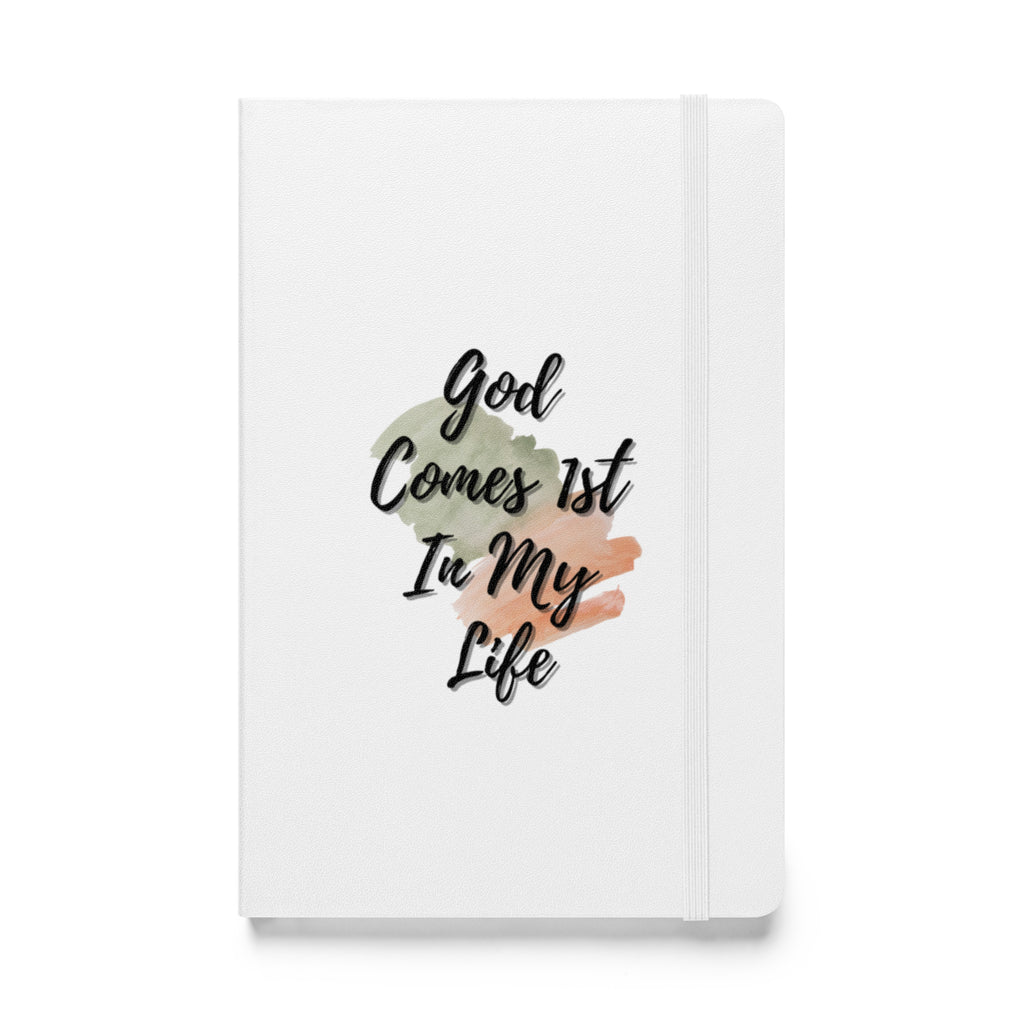 ChristainWalk God comes 1st in my life hardcover bound journal