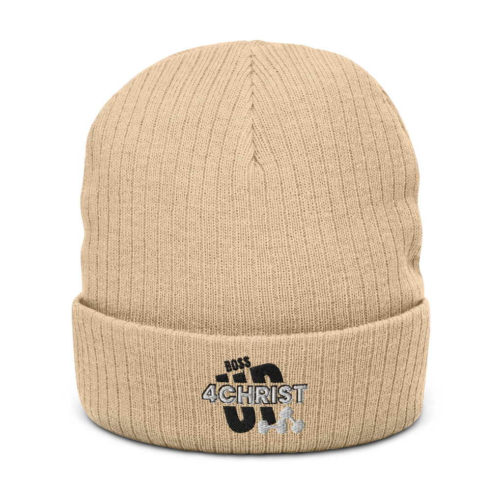 Christ Ribbed knit beanie