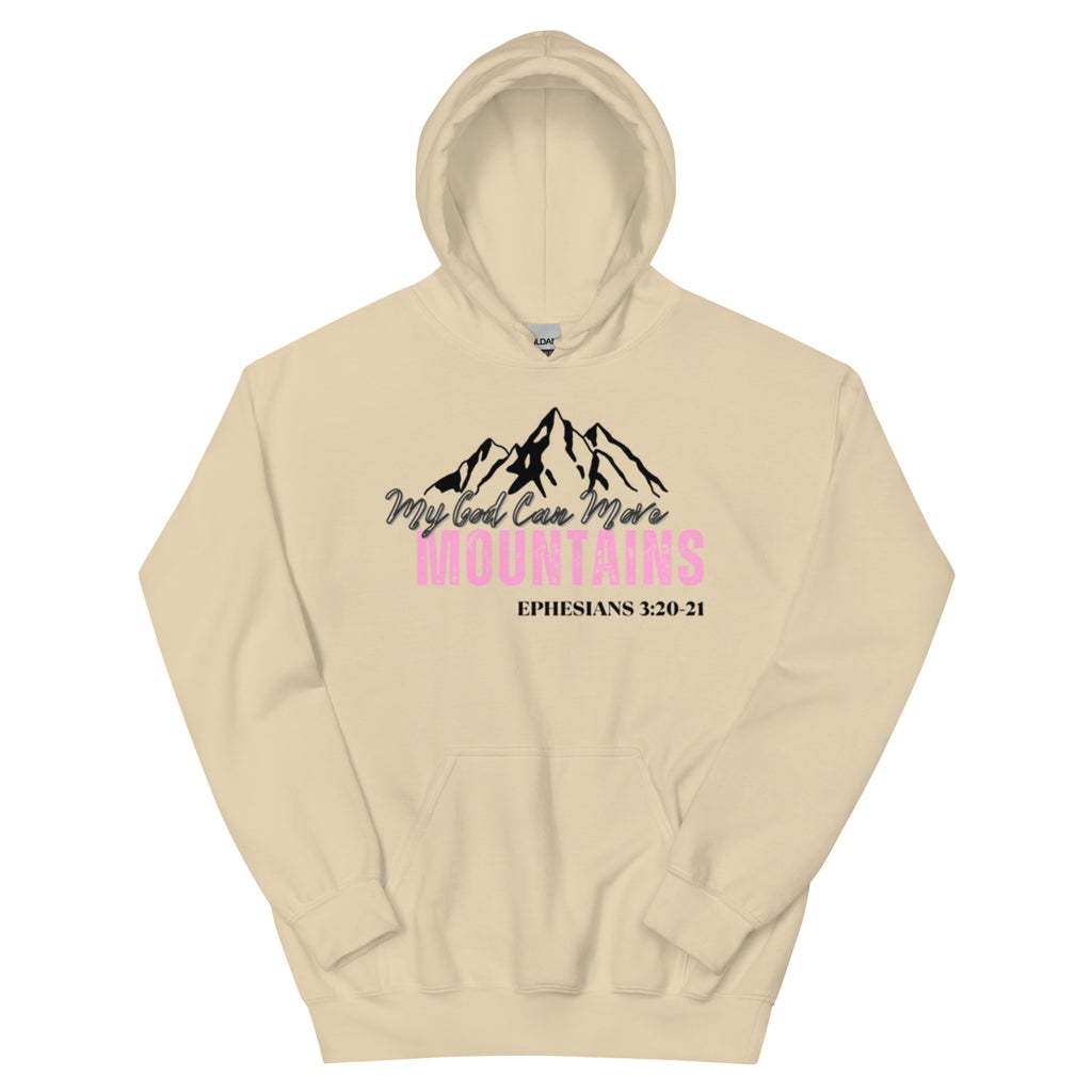 God can move mountains Hoodie