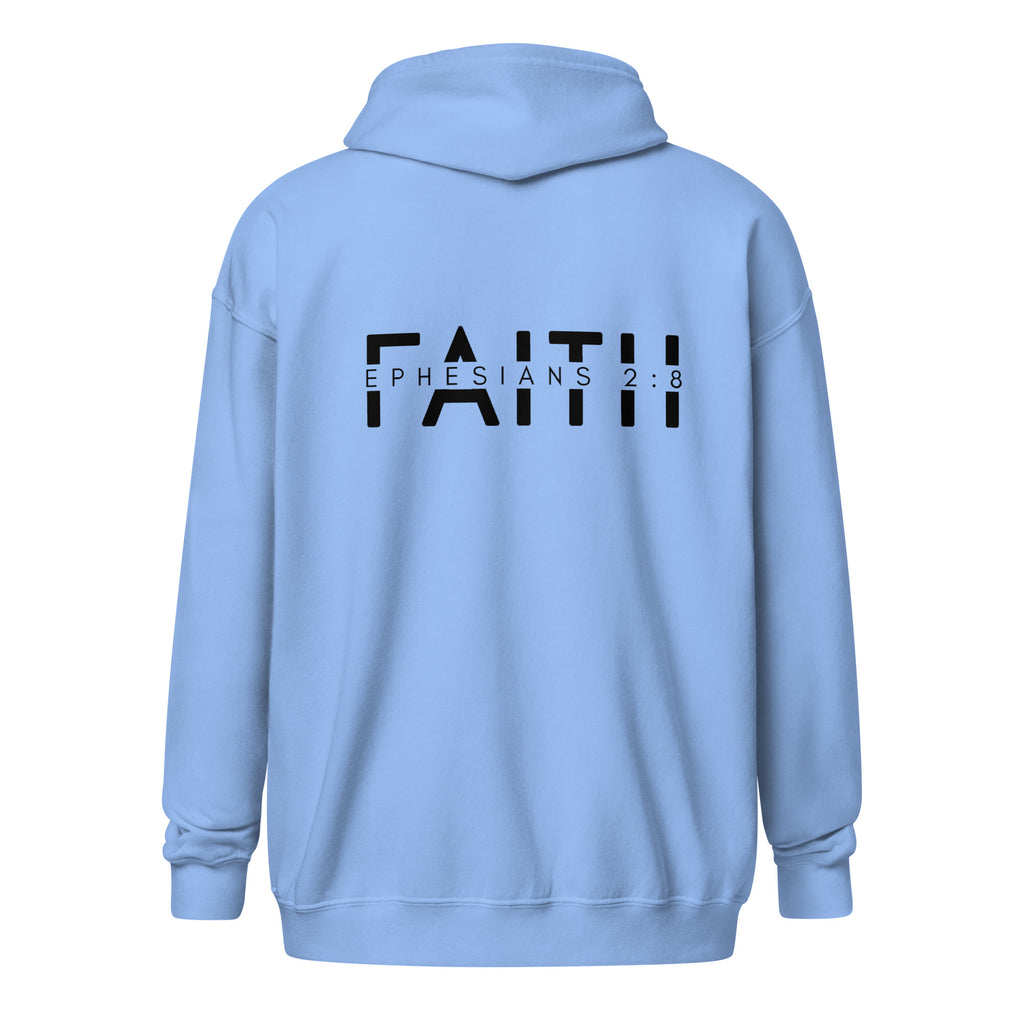 ChristianWalk front & back design faith zip hoodie