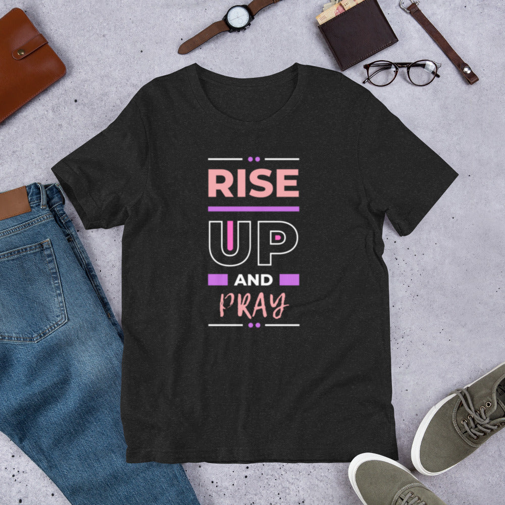 Black Rise up Black T-Shirts